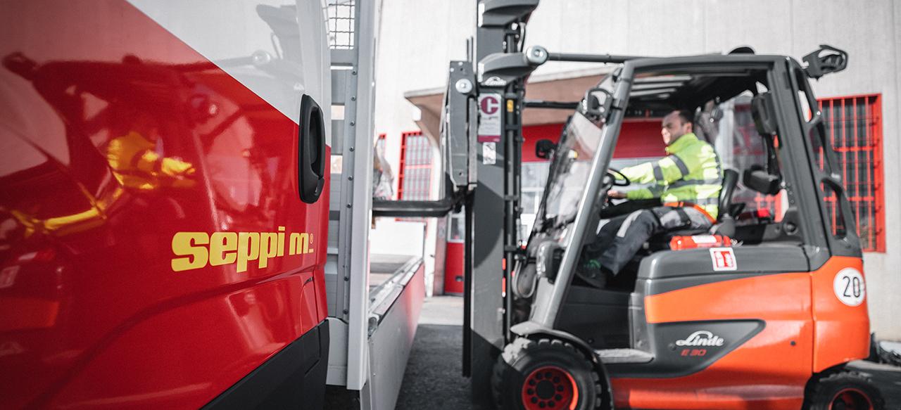 SEPPI produzione magazzino trinciatrici Caldaro
