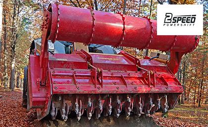 SEPPI SUPERSOIL 2SPEED powershift - trincia e fresa forestale e frantumasassi