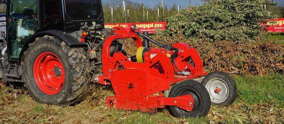 Mulchgerät mit Pick-up-Vorrichtung 
