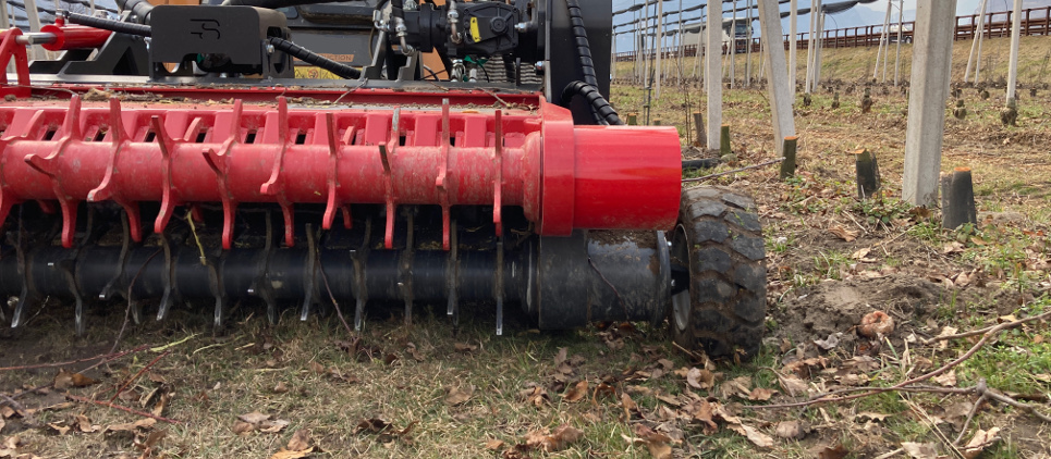 The mulcher classic with wide side displacement
