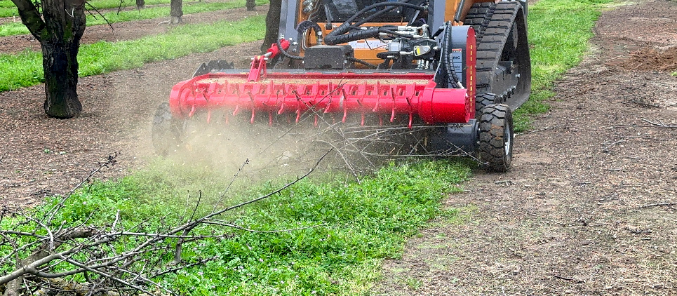 The mulcher classic with wide side displacement