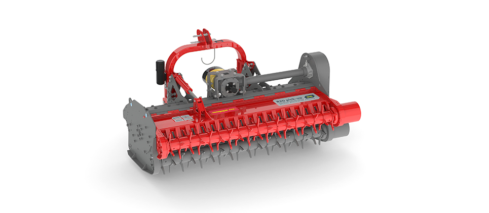 The mulcher classic with wide side displacement