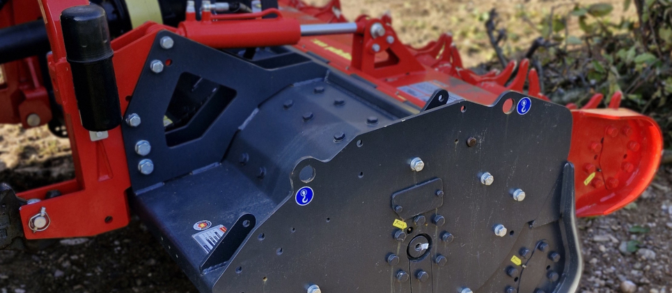 The mulcher classic with wide side displacement