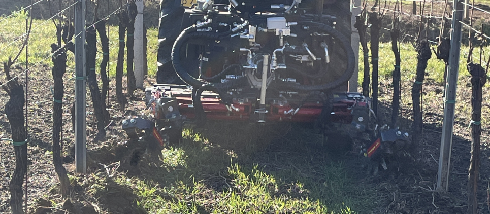 The mulcher classic with wide side displacement