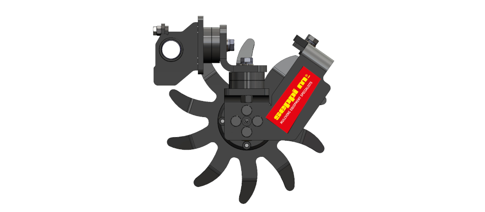 The mulcher classic with wide side displacement