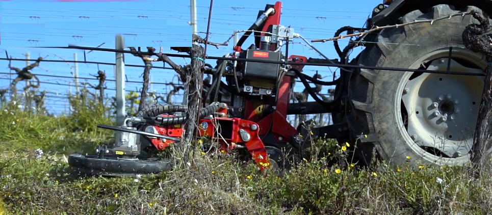 XSC - Schwenkrad Grasmulcher für die Unterstockpflege