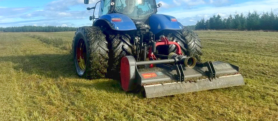 Heavy duty flail mulcher 130-200 HP