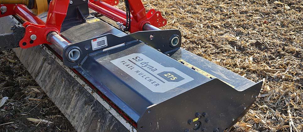 SEPPI S9 dyna reversible flail mulcher for front and rear with strong side shift