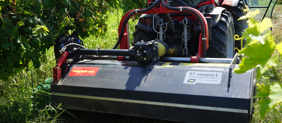 The mulcher classic with wide side displacement