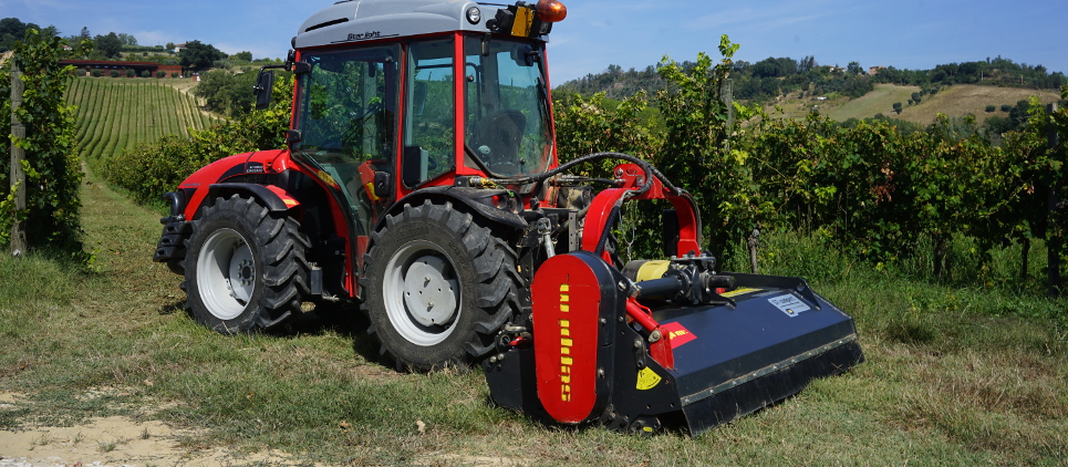 The mulcher classic with wide side displacement