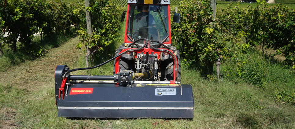 The mulcher classic with wide side displacement