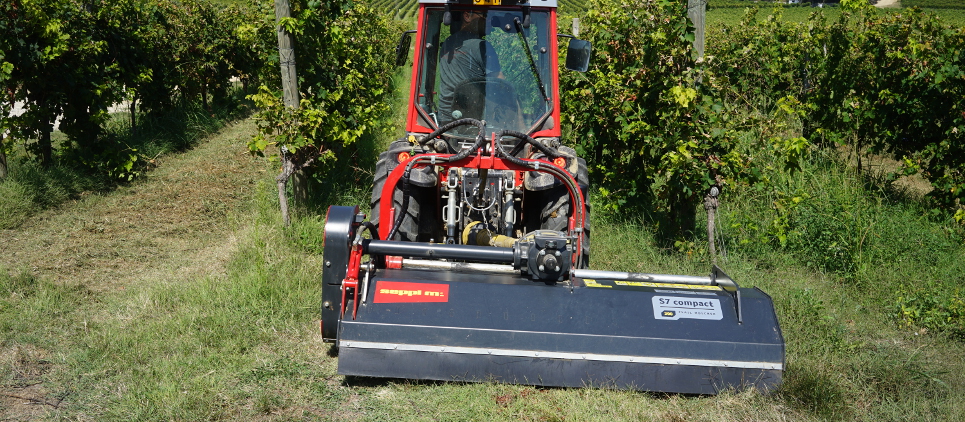 The mulcher classic with wide side displacement