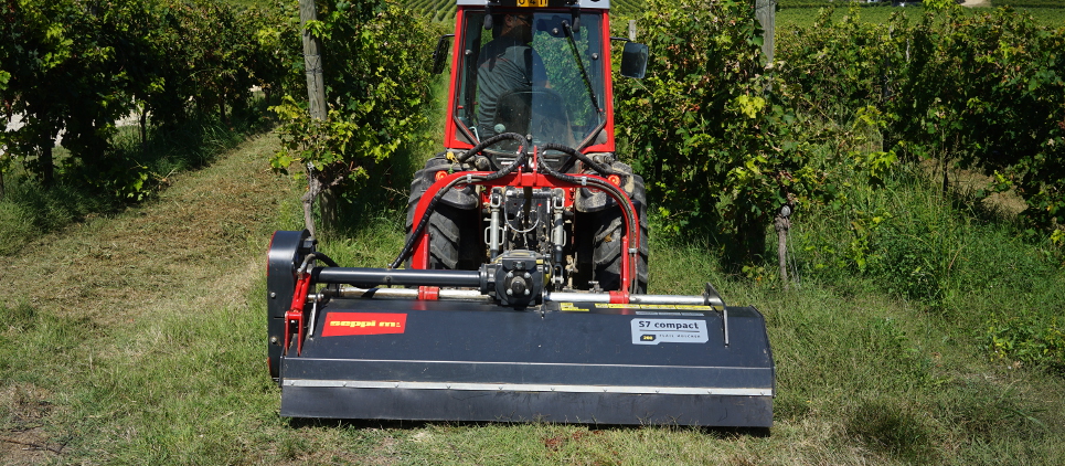 The mulcher classic with wide side displacement