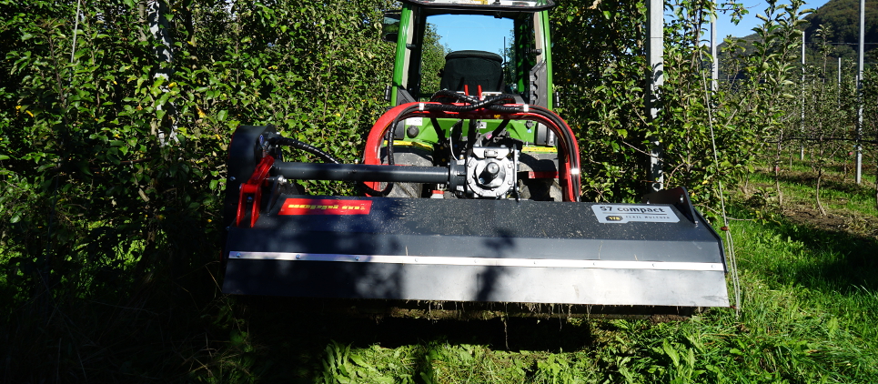 The mulcher classic with wide side displacement