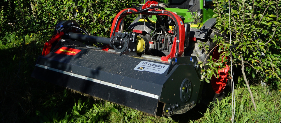 The mulcher classic with wide side displacement