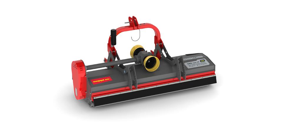 Rendering Mulcher for agriculture or greenspace maintenance