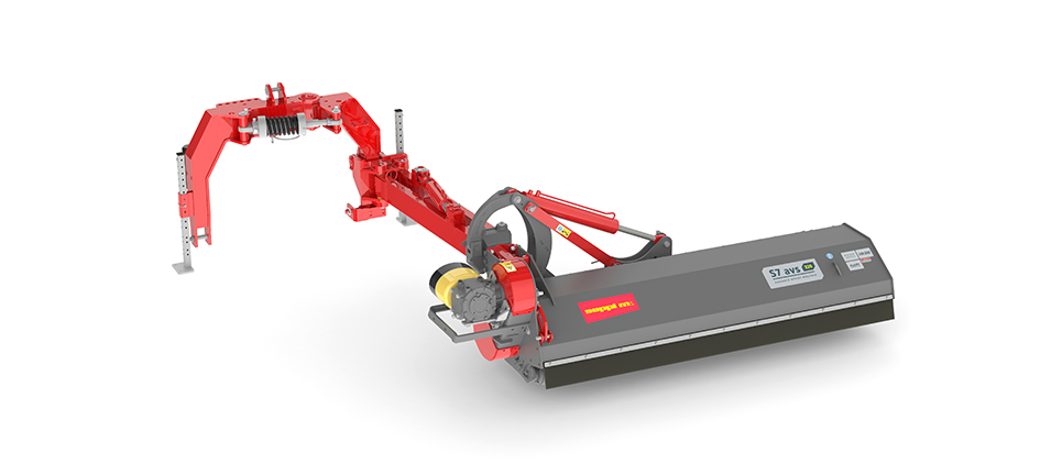 The mulcher classic with wide side displacement