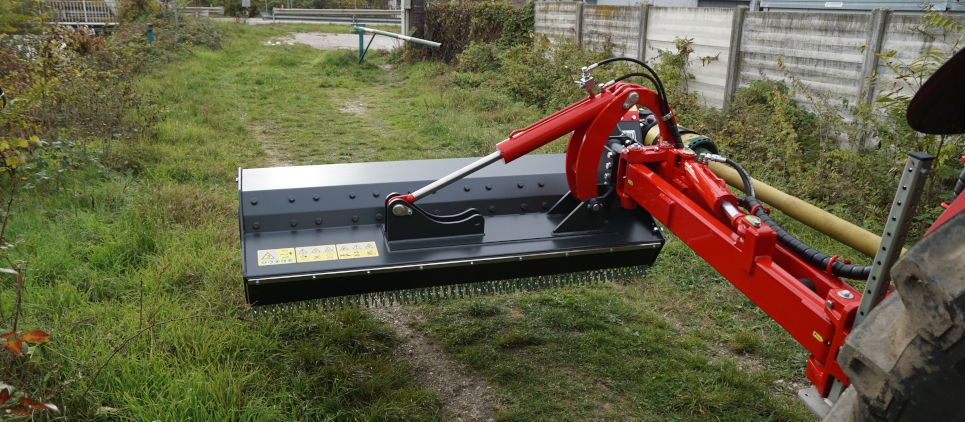 The mulcher classic with wide side displacement