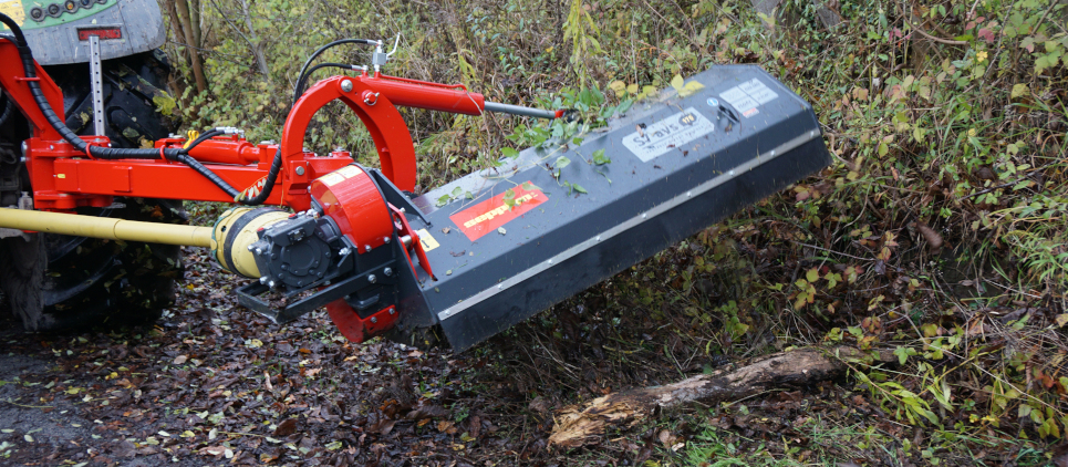 The mulcher classic with wide side displacement