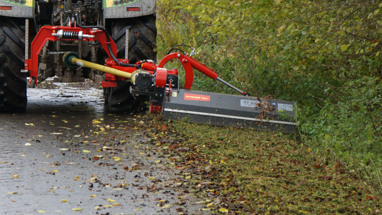 The mulcher classic with wide side displacement