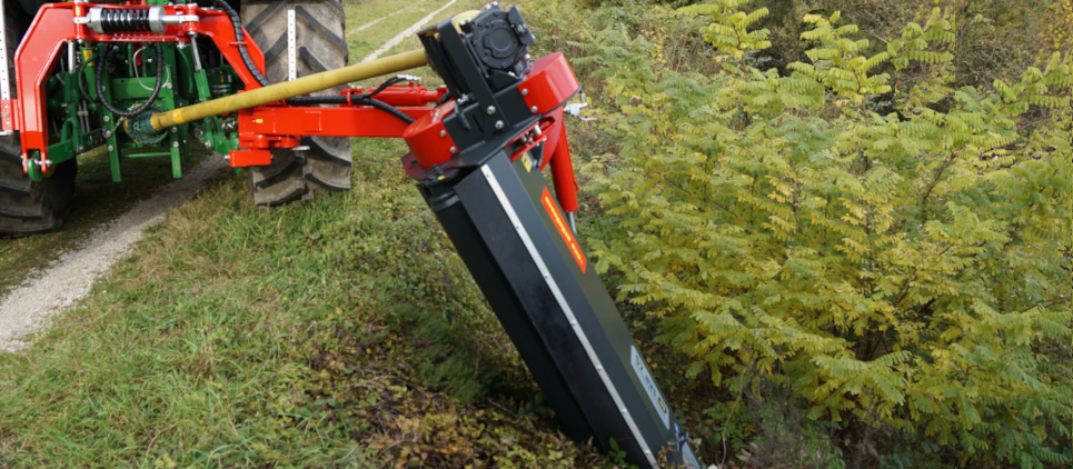 The mulcher classic with wide side displacement