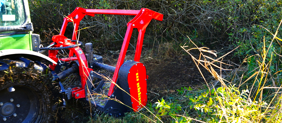 The strong little forestry mower for right of way and vegetation management
