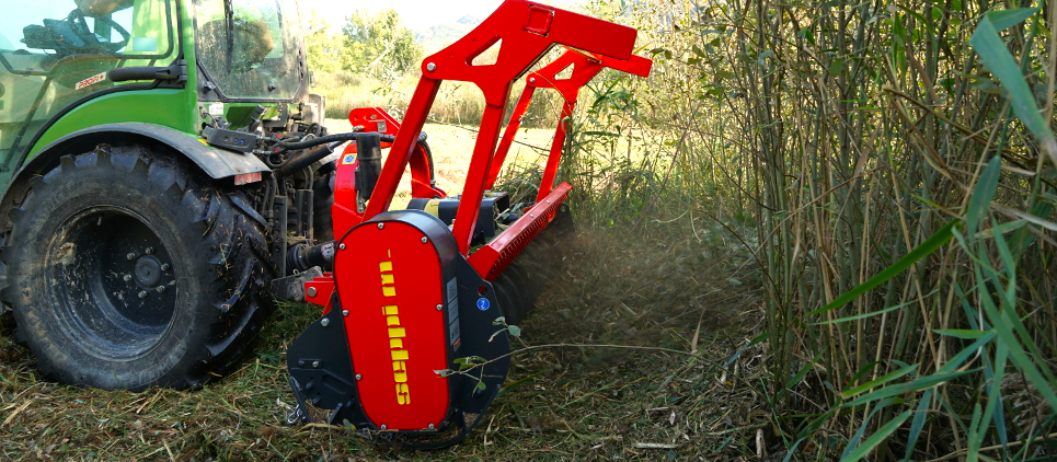The strong little forestry mower for right of way and vegetation management