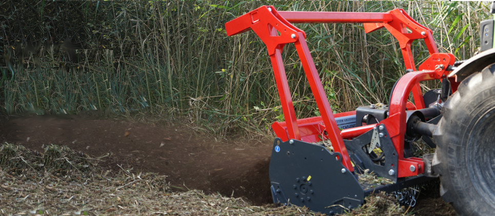 The strong little forestry mower for right of way and vegetation management