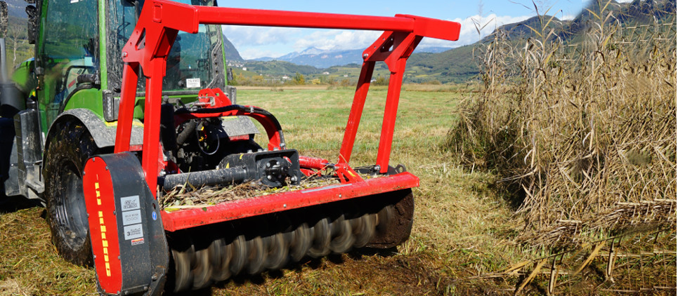 The strong little forestry mower for right of way and vegetation management