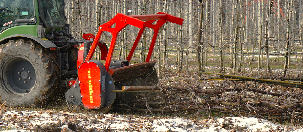 The strong little forestry mower for right of way and vegetation management