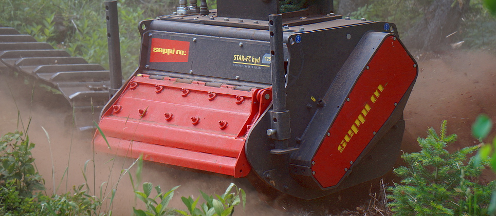 STAR-FC hyd Tills the soil in depth