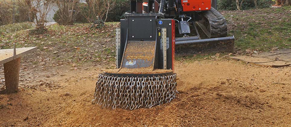 MIDI-KASTOR hyd_Fraise de souches pour pelles de 5 à 15 t Pour l’application sur le bras hydraulique d’une pelle