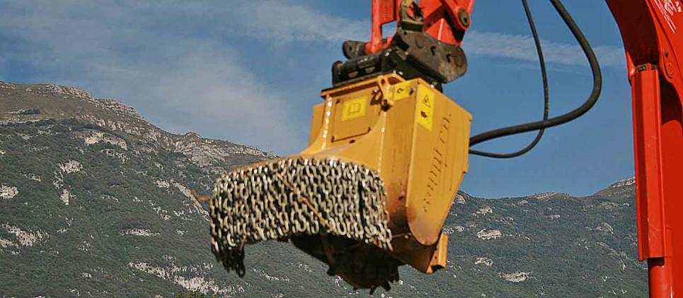 MIDI-KASTOR hyd Fraise jusqu’à une profondeur de 30 cm