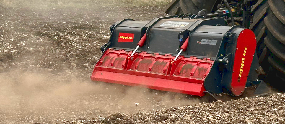 Milling ice on roads