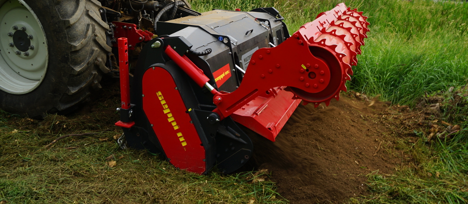 работа на глубине до 25 см и более..