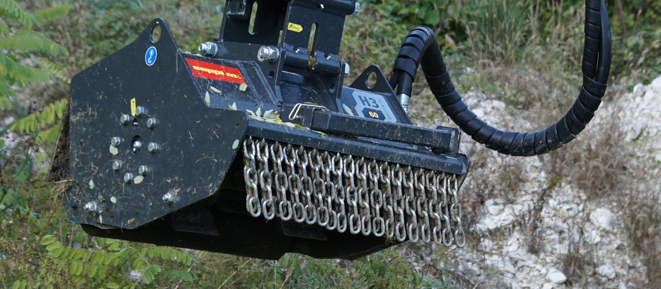 Flail Mulcher for Excavator