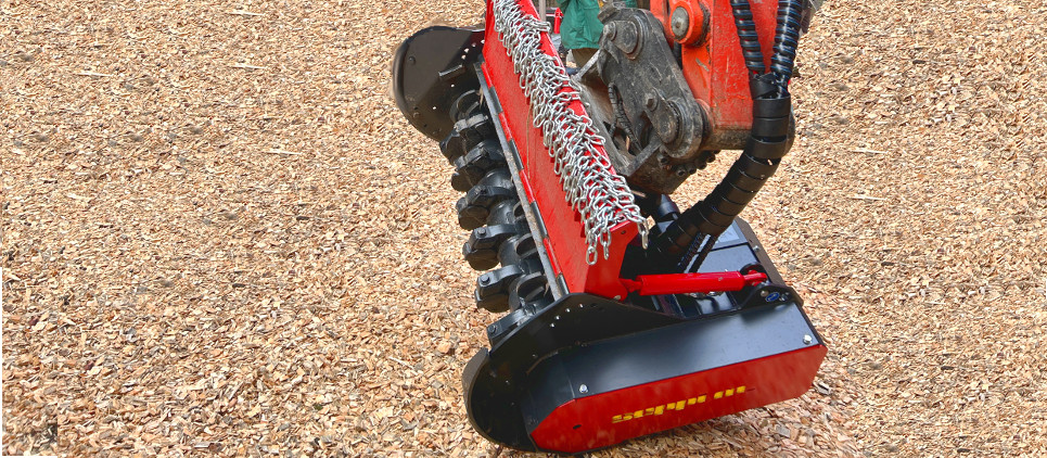 MINI-BMS Mulcher - attachment for excavators  from 5 to 10 t