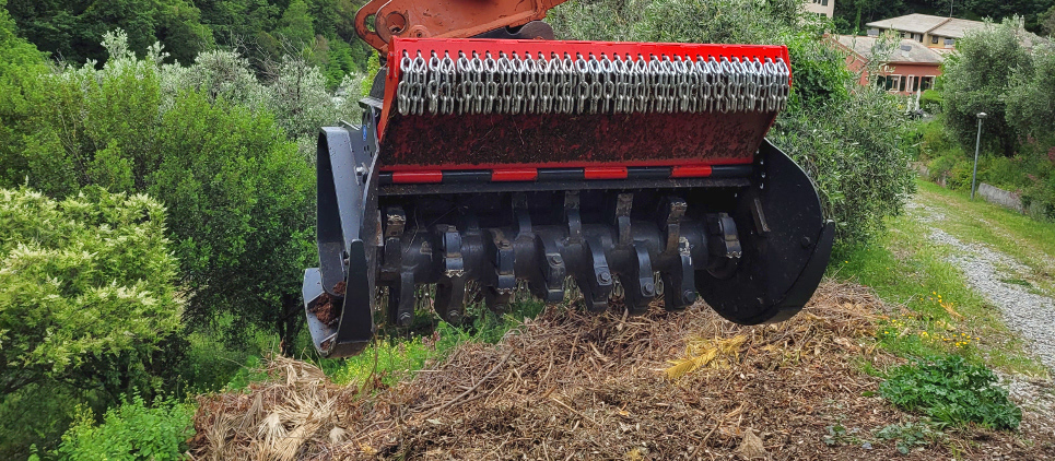 MINI-BMS Mulcher - attachment for excavators  from 5 to 10 t