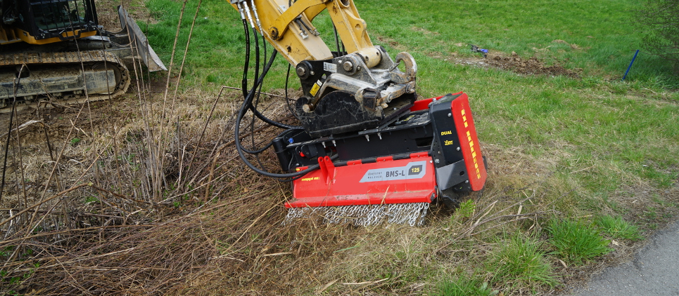 per escavatori di medie dimensioni