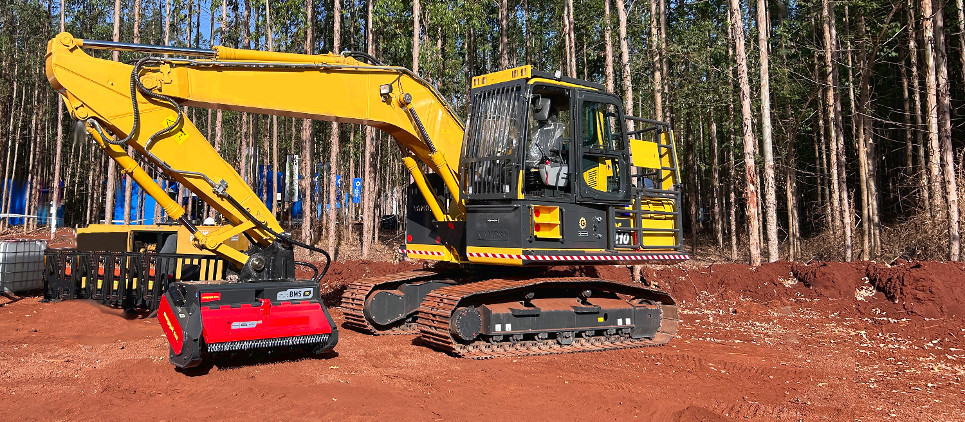 Strong mulcher - attachment for excavator