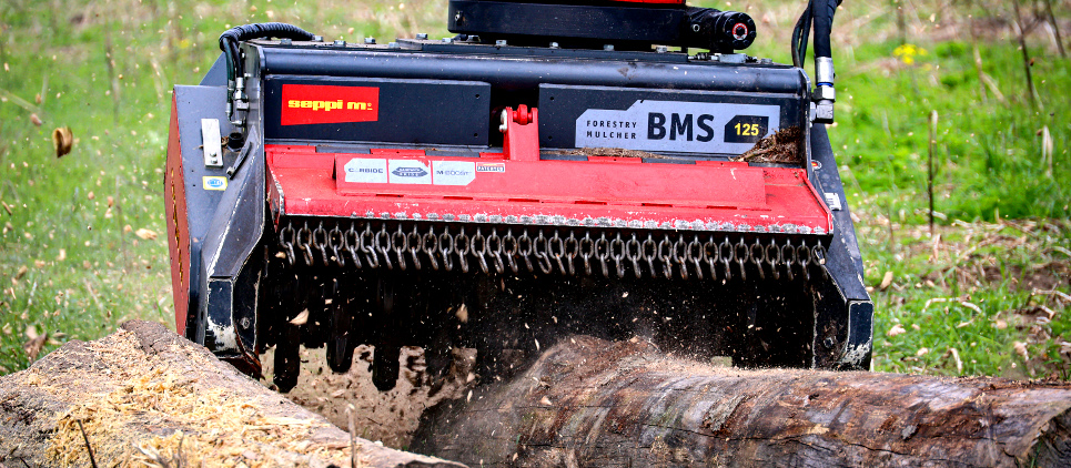 Strong mulcher - attachment for excavator