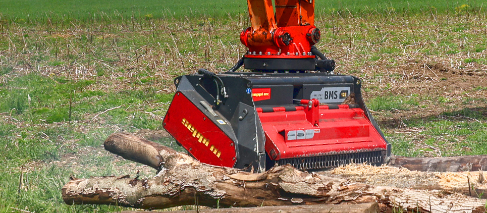 Strong mulcher - attachment for excavator