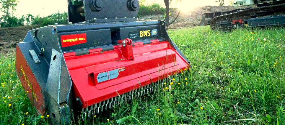 Strong mulcher - attachment for excavator