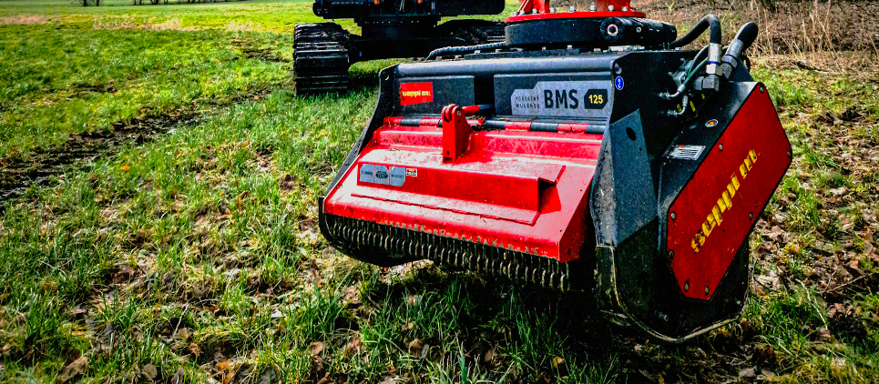 Strong mulcher - attachment for excavator