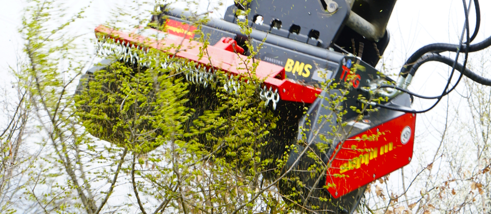 Strong mulcher - attachment for excavator