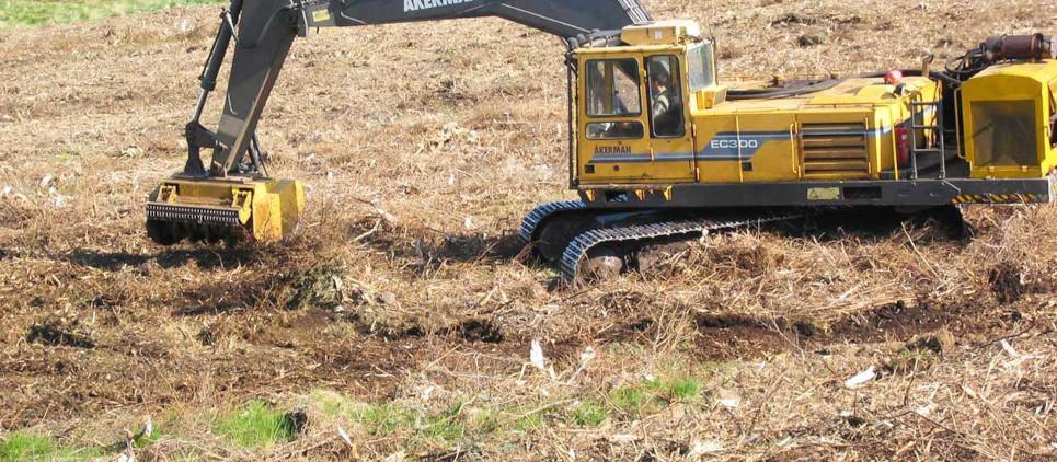 SUPER-BMS Mulches wood up to 40 cm