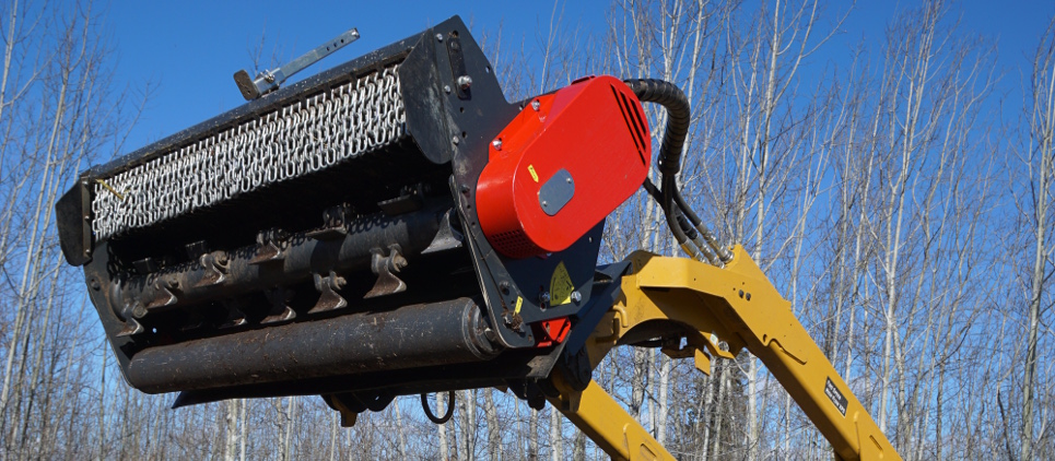 Mulches grass and prunings up to 5 cm