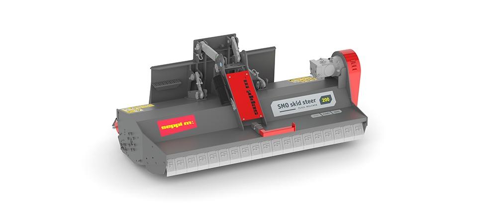 Rendering hydraulisch angetriebenes Mulchgerät