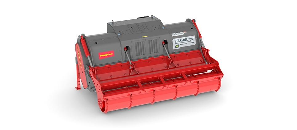 Fresa forestale a trasmissione idraulica